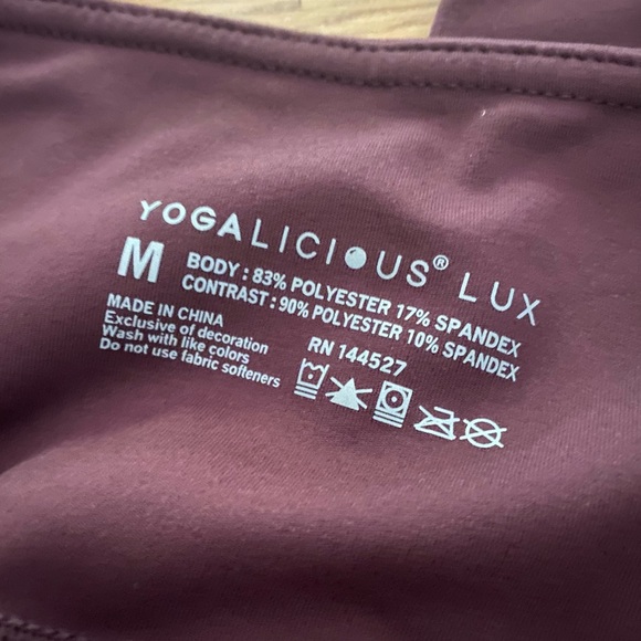 Maroon Leggings Medium | Poshmark